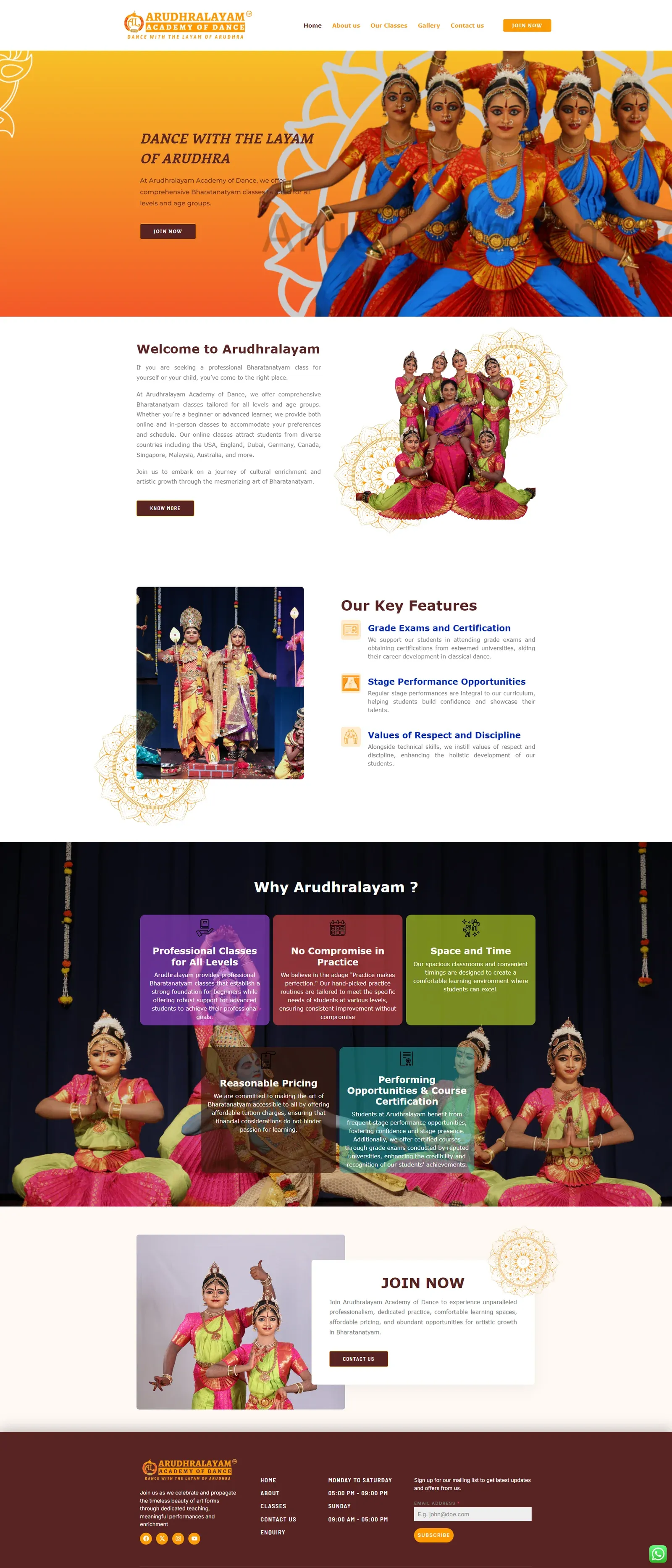 Arudhralayam Dance Academy