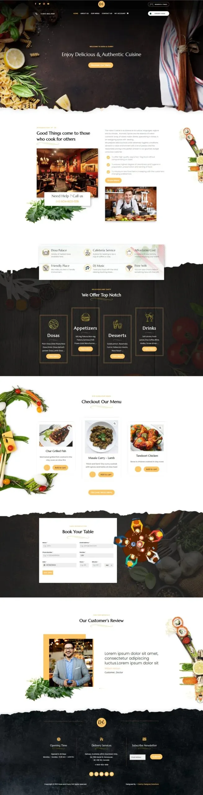 Dosa & Curry (Canada)